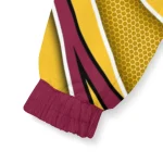 personalized arizona state sun devils blossoms helmet maroon windbreaker jacket best selling