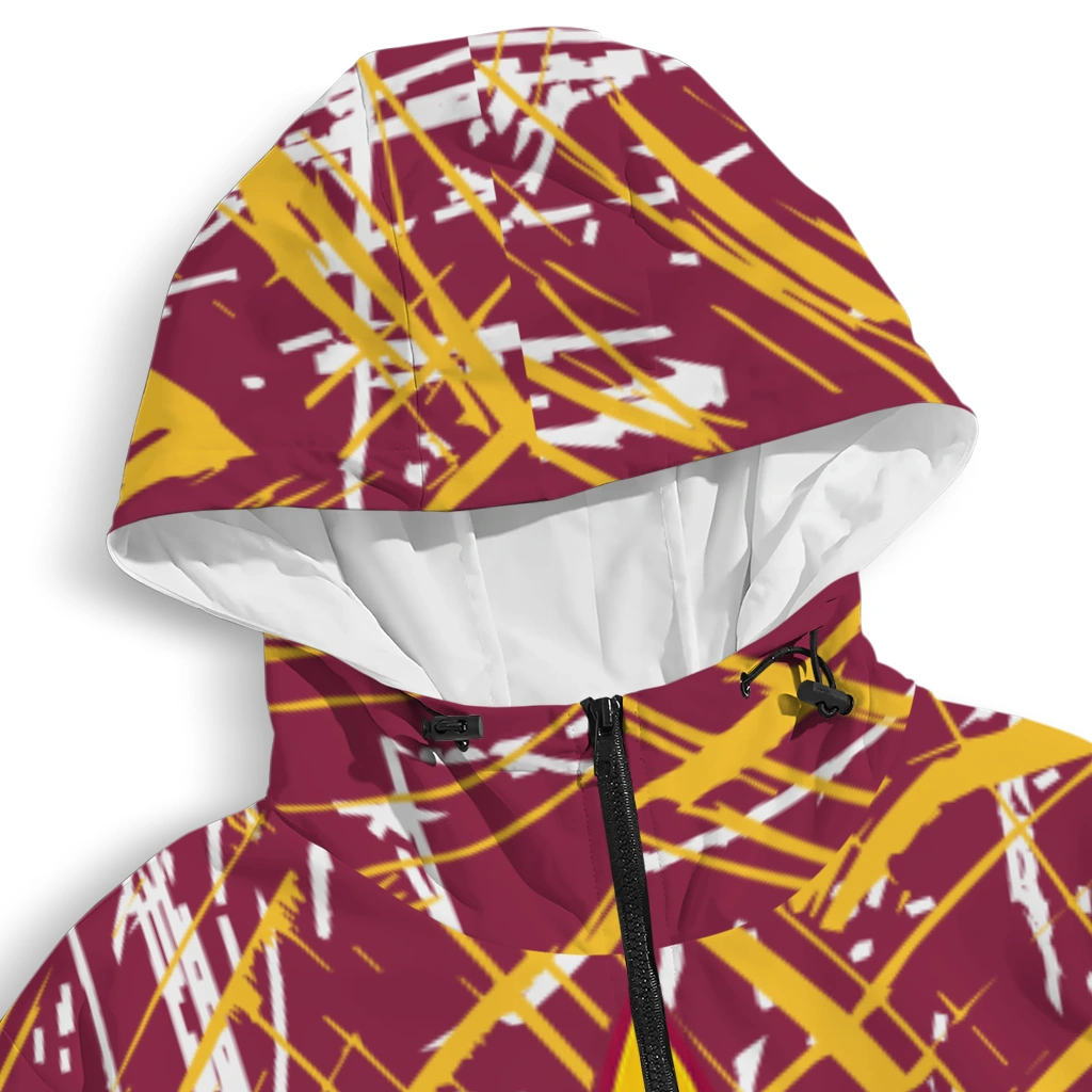 personalized arizona state sun devils brushstroke pattern maroon windbreaker jacket premium grade personalized arizona state sun devils brushstroke pattern maroon windbreaker jacket premium grade