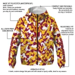 personalized arizona state sun devils camouflage mashup maroon windbreaker jacket best selling