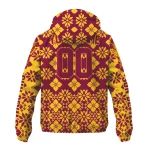 personalized arizona state sun devils geometric blossom maroon windbreaker jacket best selling