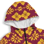 personalized arizona state sun devils geometric blossom maroon windbreaker jacket best selling