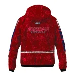 personalized arizona wildcats shards cluster red windbreaker jacket best selling