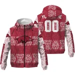 personalized arkansas razorbacks cat eyes red windbreaker jacket best selling