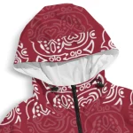 personalized arkansas razorbacks cat eyes red windbreaker jacket best selling
