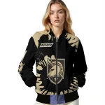personalized army black knights burst splatter gold bomber jacket best selling