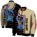 personalized army black knights stitch laughing gold bomber jacket best selling