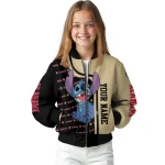 personalized army black knights stitch laughing gold bomber jacket best selling