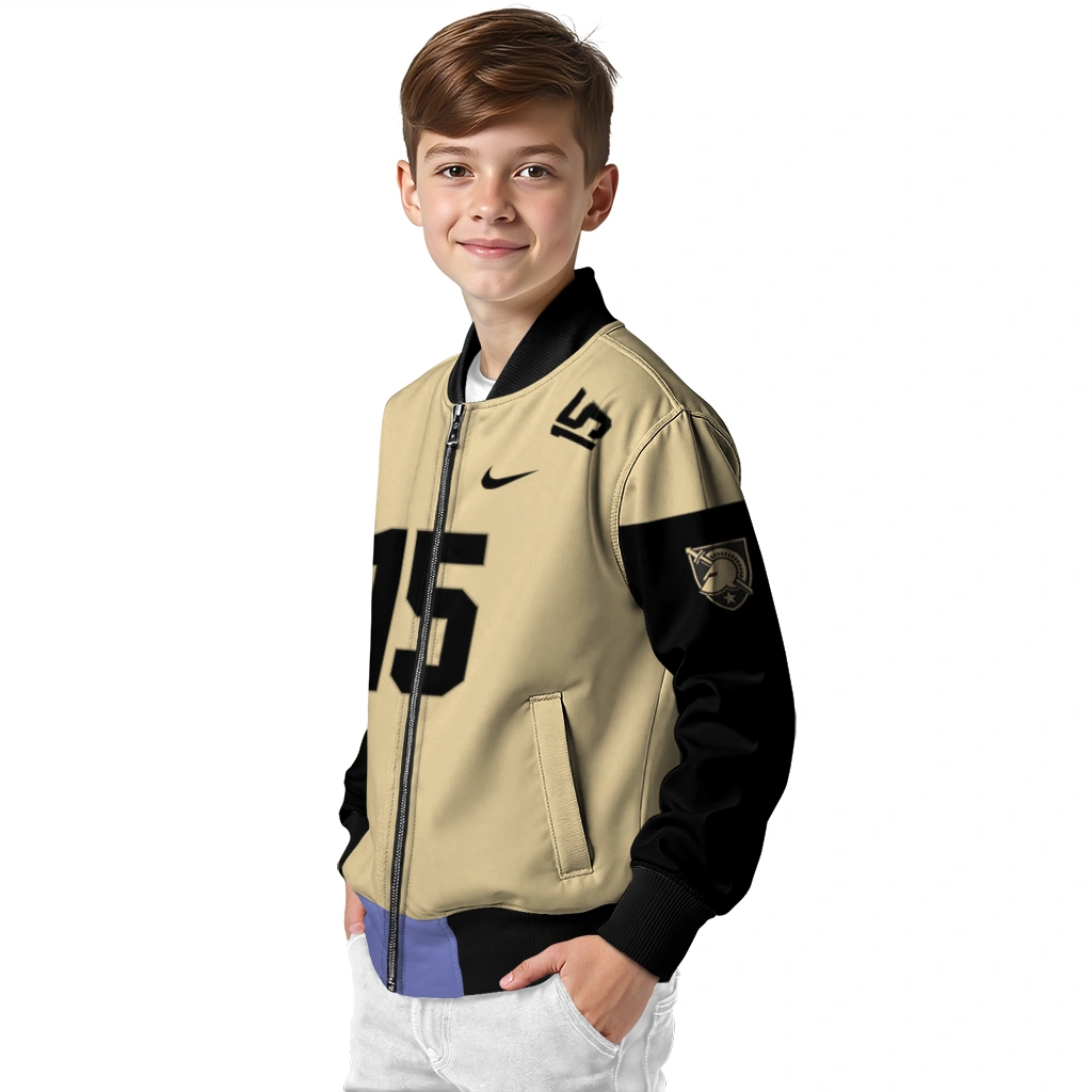 personalized army black knights team patch gold bomber jacket trendy personalized army black knights team patch gold bomber jacket trendy