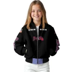 personalized atlanta braves american flag skull black bomber jacket best selling