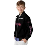 personalized atlanta braves american flag skull black bomber jacket best selling