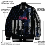 personalized atlanta braves star stripes navy black varsity jacket best selling