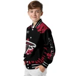 personalized atlanta falcons burst splatter red varsity jacket best selling
