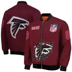 personalized atlanta falcons claw scar red bomber jacket best selling
