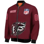 personalized atlanta falcons claw scar red bomber jacket best selling