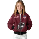 personalized atlanta falcons claw scar red bomber jacket best selling