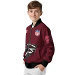 personalized atlanta falcons claw scar red bomber jacket best selling