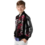personalized atlanta falcons star stripes red black bomber jacket best selling