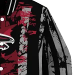 personalized atlanta falcons star stripes red black varsity jacket best selling