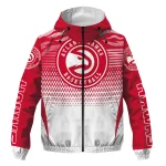 personalized atlanta hawks pattern layers red windbreaker jacket best selling