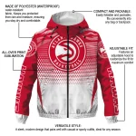 personalized atlanta hawks pattern layers red windbreaker jacket best selling