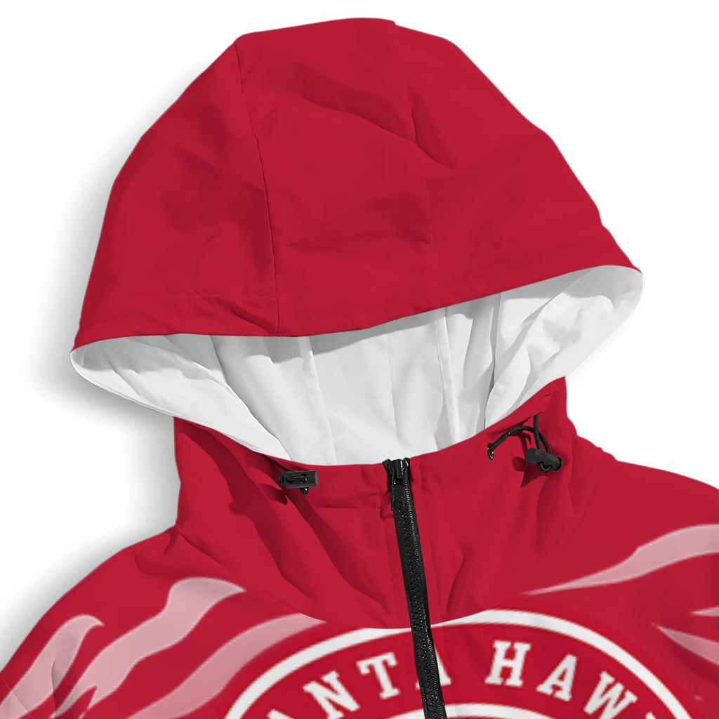 personalized atlanta hawks pattern layers red windbreaker jacket premium grade personalized atlanta hawks pattern layers red windbreaker jacket premium grade