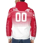 personalized atlanta hawks pattern layers red windbreaker jacket best selling