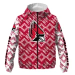 personalized ball state cardinals trellis mesh red windbreaker jacket best selling
