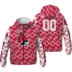 personalized ball state cardinals trellis mesh red windbreaker jacket best selling