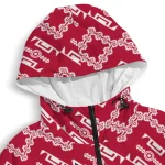 personalized ball state cardinals trellis mesh red windbreaker jacket best selling