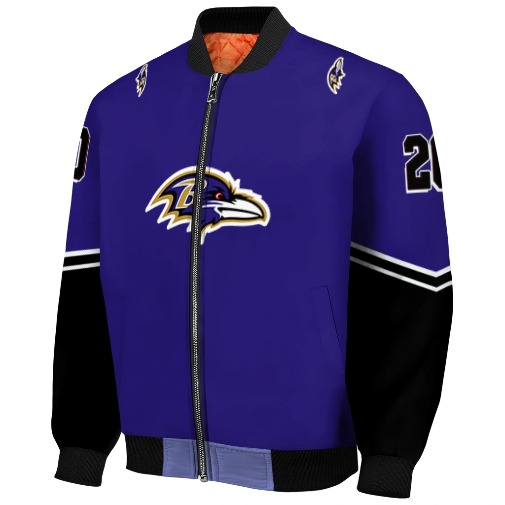 personalized baltimore ravens chevron style purple bomber jacket fashion forward personalized baltimore ravens chevron style purple bomber jacket fashion forward