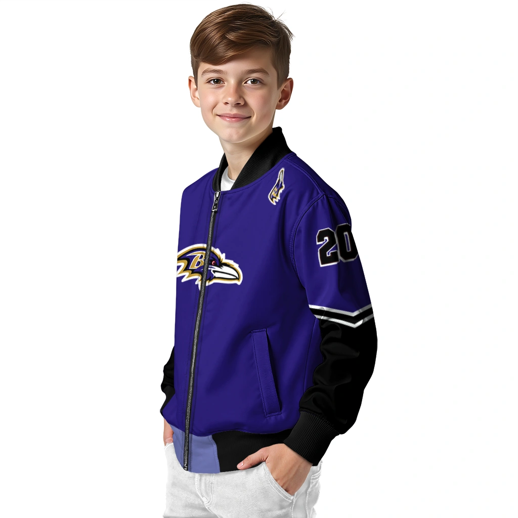 personalized baltimore ravens chevron style purple bomber jacket trendy personalized baltimore ravens chevron style purple bomber jacket trendy