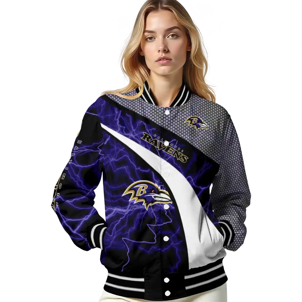 personalized baltimore ravens electric flash purple varsity jacket latest model personalized baltimore ravens electric flash purple varsity jacket latest model