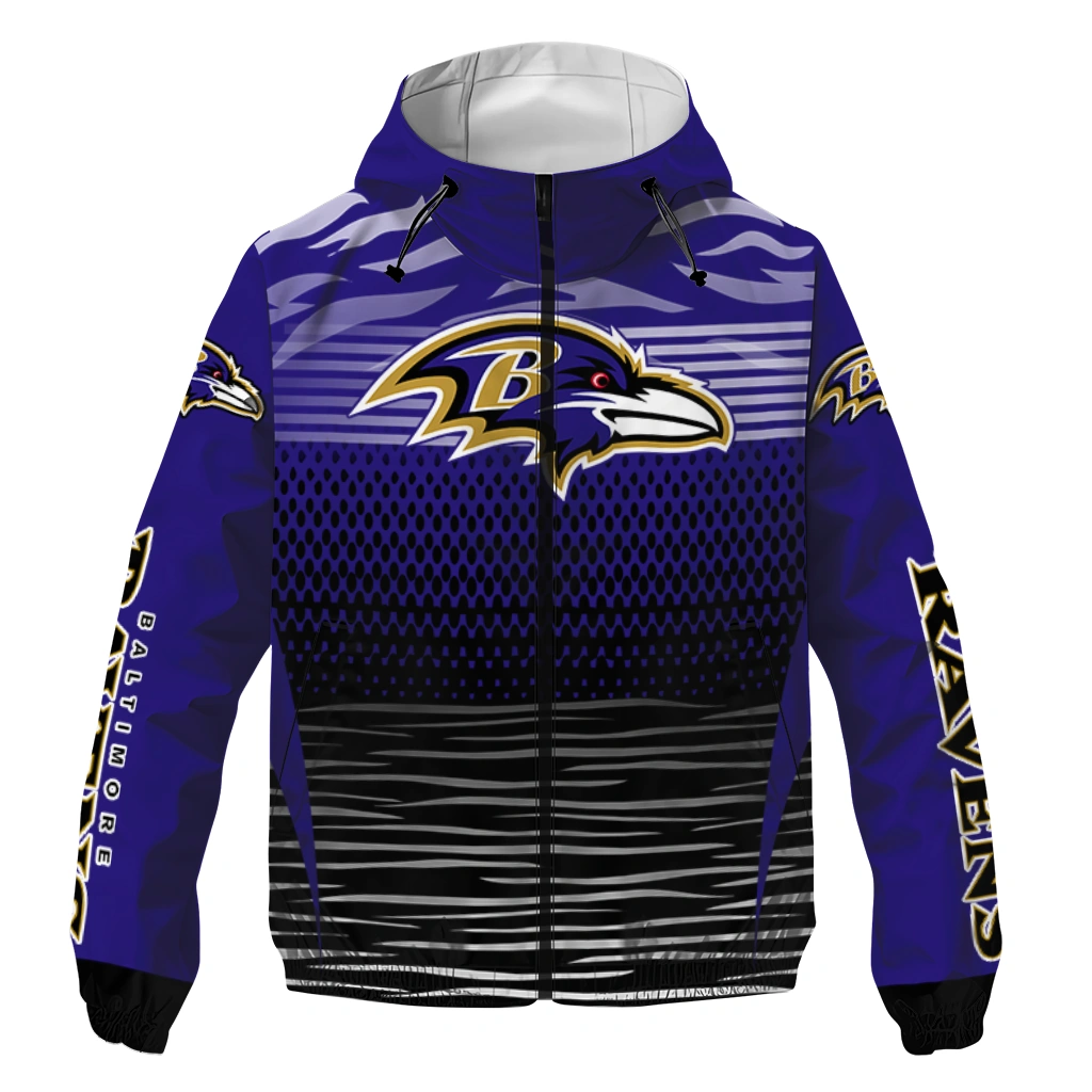 personalized baltimore ravens pattern layers purple windbreaker jacket best selling personalized baltimore ravens pattern layers purple windbreaker jacket best selling