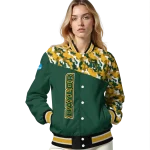 personalized baylor bears camouflage splash green varsity jacket best selling
