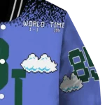 personalized baylor bears mario blocks blue black varsity jacket best selling