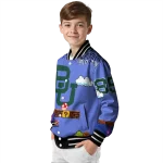 personalized baylor bears mario blocks blue black varsity jacket best selling