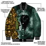 personalized baylor bears skull cluster green varsity jacket best selling