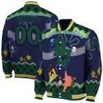 personalized baylor bears spongebob playtime green blue varsity jacket best selling