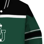personalized baylor bears stripe statement green black varsity jacket best selling