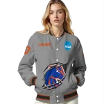 personalized boise state broncos feral slash grey varsity jacket best selling