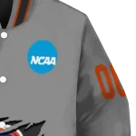 personalized boise state broncos feral slash grey varsity jacket best selling