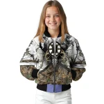 personalized boston bruins deer skull camouflage white bomber jacket best selling