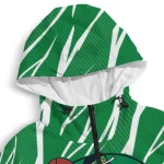 personalized boston celtics abstract streaks green windbreaker jacket best selling