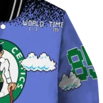 personalized boston celtics mario blocks blue black varsity jacket best selling