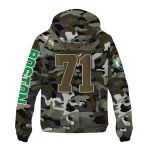 personalized boston celtics skull camo camouflage windbreaker jacket best selling