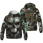 personalized boston celtics skull camo camouflage windbreaker jacket best selling
