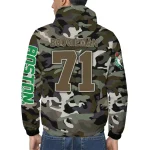 personalized boston celtics skull camo camouflage windbreaker jacket best selling