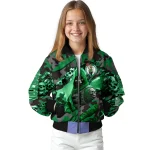 personalized boston celtics skull horde green bomber jacket best selling