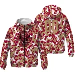 personalized boston college eagles camouflage mashup maroon windbreaker jacket best selling