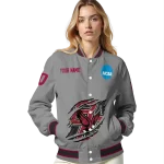 personalized boston college eagles feral slash grey varsity jacket best selling